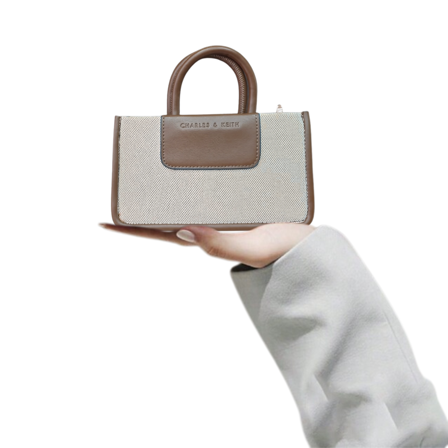 Mini Sac Cabas Élégance Moka