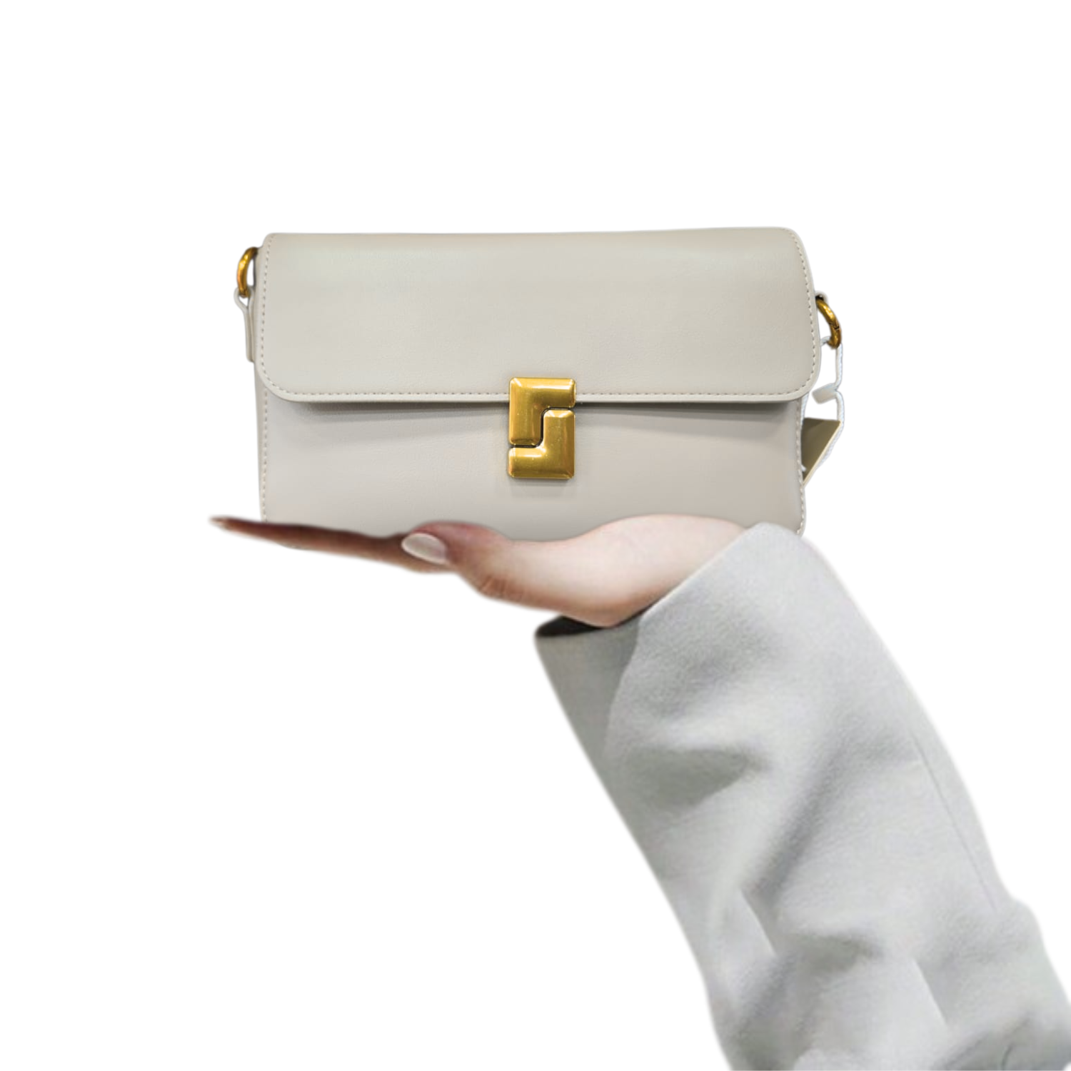 Sac Bandoulière Élégance Latte