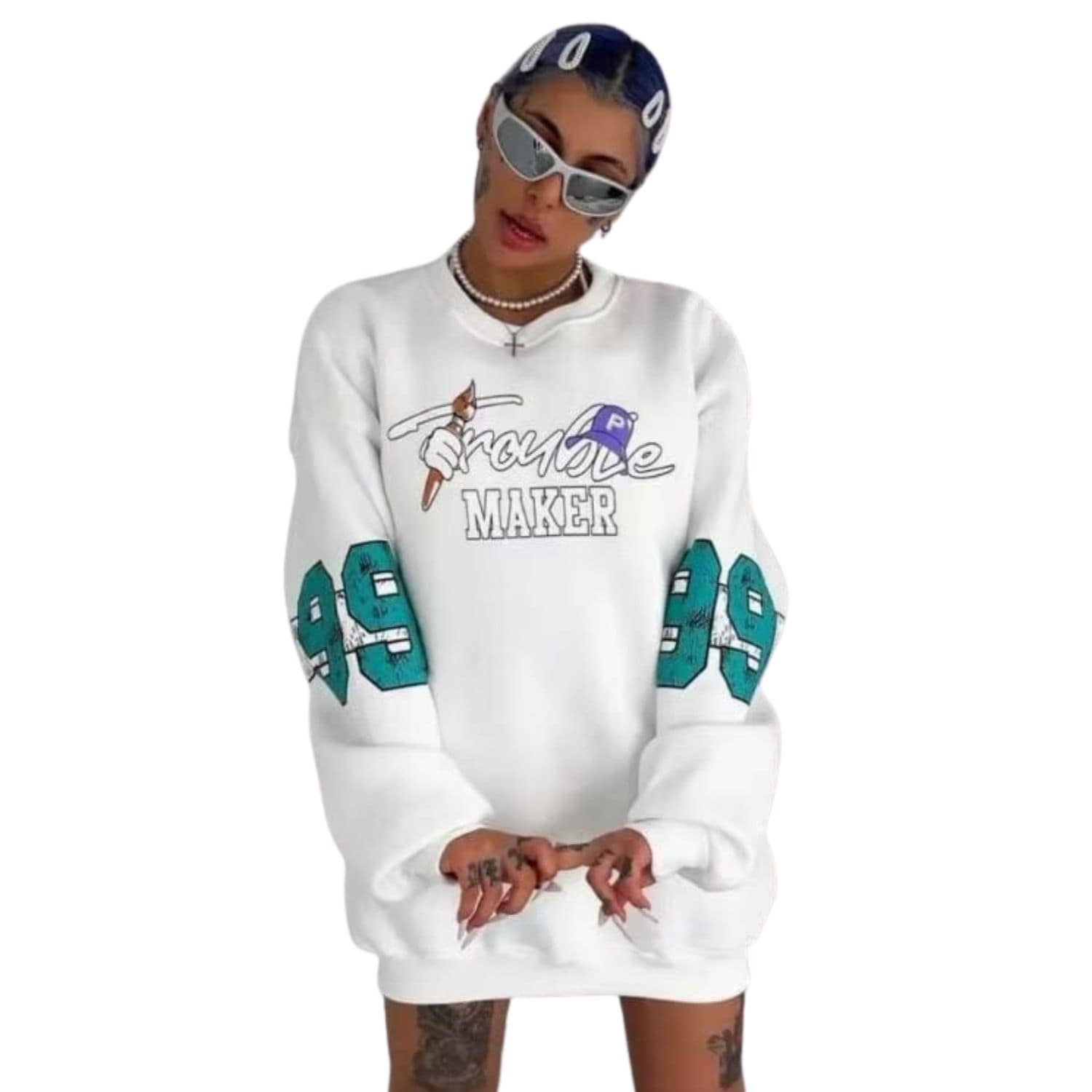 Oversized Graphic Hoodie