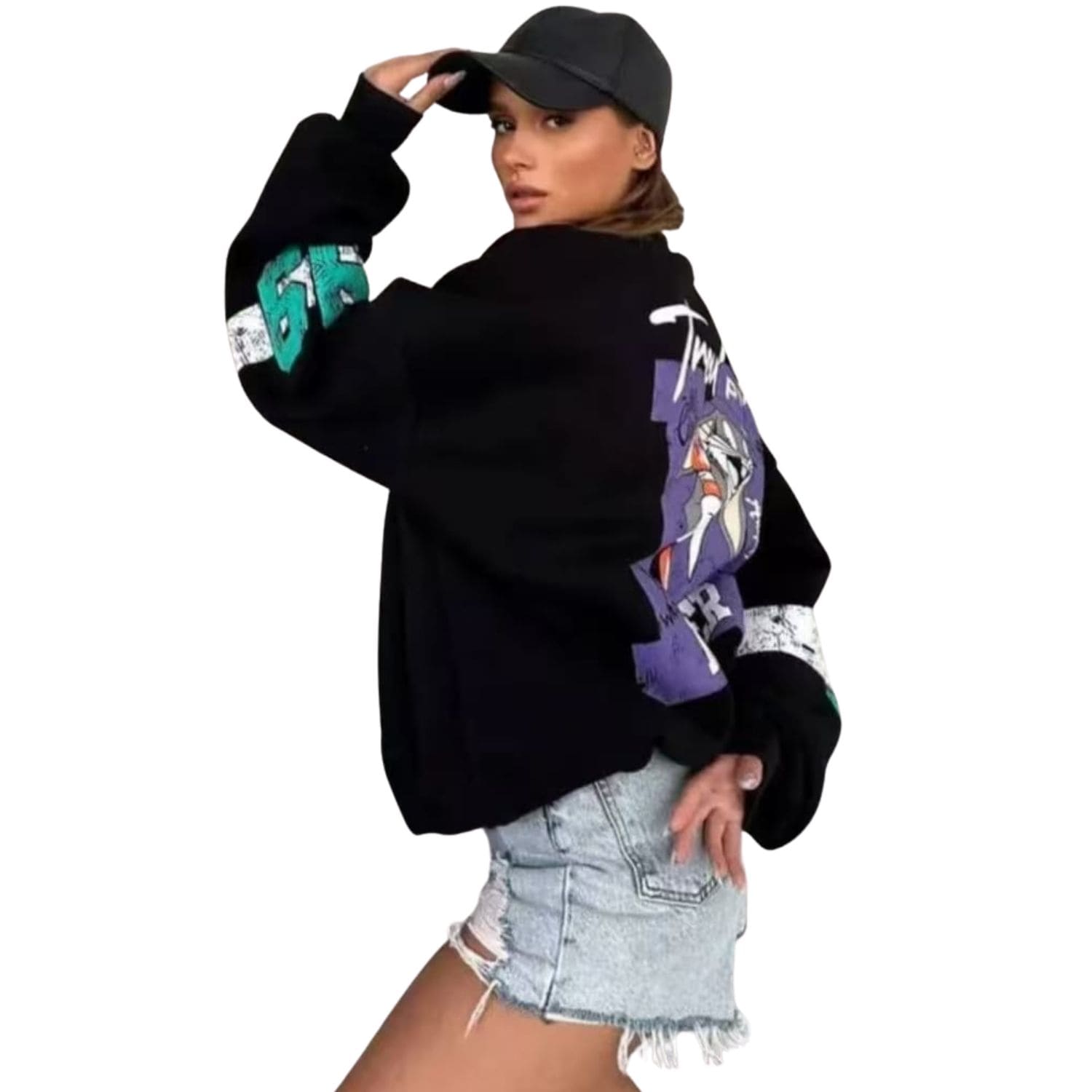 Oversized Graphic Hoodie